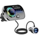 thumbnail image 1 of Transmisor Fm Bluetooth para Radio de Coche, Hidou Adaptador Bluetooth 5.0 para Receptor de Radio de Coche con Cargador de Mechero de 7 Colores, Qc3.0/2.4a, Siri Google Assistant, Kit Manos, 1 of 6