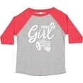 thumbnail image 3 of Inktastic Tractor Girl Girls Toddler T-Shirt, 3 of 5