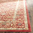 thumbnail image 2 of Safavieh Valencia 2' X 3' Power Loomed Polyester Rug in Red and Red, 2 of 3