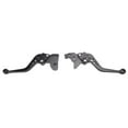 thumbnail image 2 of Motorcycle Brake Clutch Lever Set, 1 Pair Aluminum Alloy Anodized Short Adjustable Brake Handle Levers Set Replacement for Reborn 350 & Super Meteor 650, 2 of 7