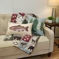 thumbnail image 4 of Your Lifestyle by Donna Sharp Montana Forest 2 Piece Decorative Trout Pillow Set, 4 of 6