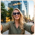 thumbnail image 6 of Bocaoying 4 Pairs Women Polarized Sunglasses, Oversized UV 400 Protection Sun Glasses with 4 Colors, Fashion Ladies Sunglasses Trendy with Shiny Rhinestone, Large Sunglasses for Driving Cycling Golf, 6 of 7
