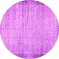 thumbnail image 1 of Ahgly Company Indoor Round Abstract Pink Modern Area Rugs, 4' Round, 1 of 4