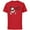 Red, variant on Disney Mickey Mouse Striding Retro Distressed Enjoy The Now - Short Sleeve Cotton T-Shirt for Adults - Customized-Athletic Heather