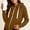 #0136-Brown, variant on Women's Hooded Slim Fit Zip Up Fleece Jacket Long Sleeve Casual Sweater Coat for Fall Winter