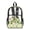 Frog Daisy Butterfly, variant on ZIATUBLES Clear Backpack, Heavy Duty Fabric & PVC Transparent Bookbag with Axolotl Reading Print, Large Capacity See Through Backpack for School College Work Travel Security