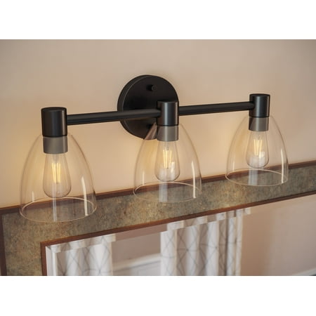 Kenroy Home Edis Blackened Oil Rubbed Bronze 3 Light Vanity