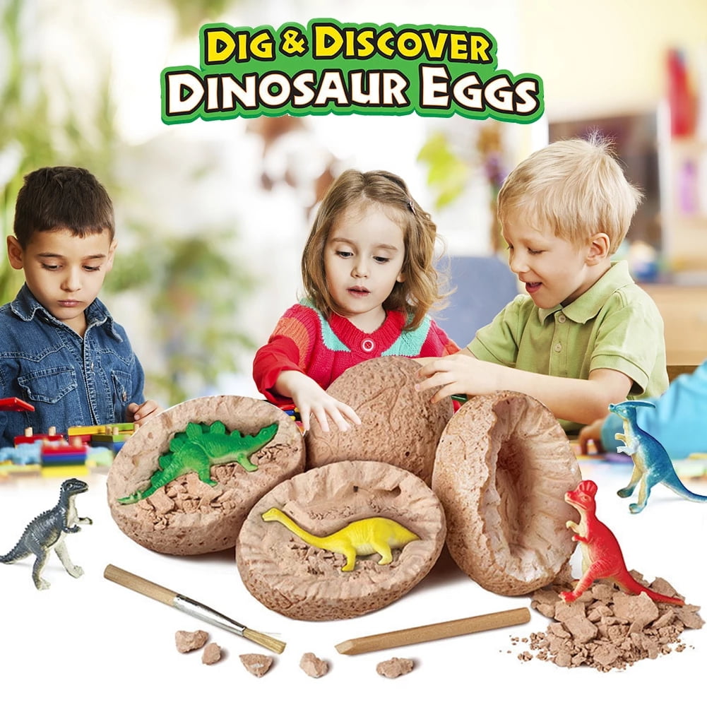 Jitterygit 12 Dino Eggs Stem Dinosaur Toy for Kids