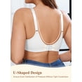 thumbnail image 6 of SHARICCA Minimizer Bra for Womens Plus Size Full Coverage Underwire Bralette 40D, 6 of 6