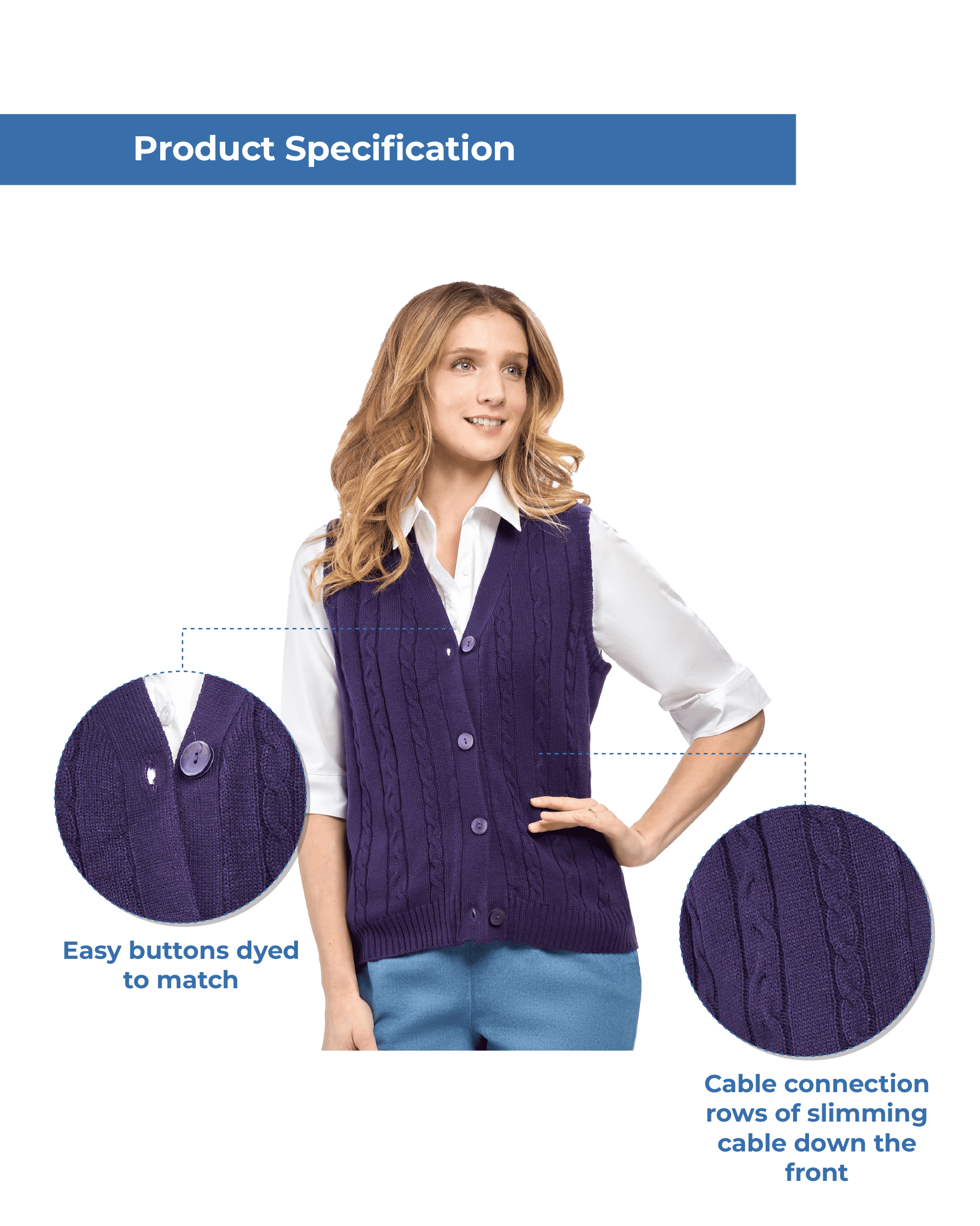 Turtle Bay New York Womens Button Front Cable Knit Cardigan Turtle Bay New York Womens Button Front Cable Knit Cardigan
