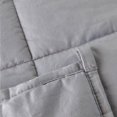 thumbnail image 6 of KASENTEX All Season Weighted Blanket 100% Premium Breathable Cotton with Advanced Glass Beads, Corner Loops. Hypoallergenic, Mid-Weight 15 lb, LIGHT GREY 60x80", 6 of 7