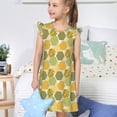thumbnail image 4 of Balery Bee honey Camisón de princesa para niñas, pijama de algodón con mangas abullonadas, suave y bonito.-XX-Large, 4 of 6