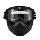 thumbnail image 1 of Gafas de protección Mortorcycle Máscara desmontables gafas y la boca de filtro para la cara abierta Romacci Gafas de protección, 1 of 7