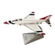 thumbnail image 5 of Modelo a escala 1/144, juguete de simulación, adorno de aleación, modelo de avión simulado para mueble de TV, estante, dormitorio, cafetería, blanco plateado, 5 of 9