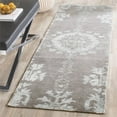 thumbnail image 3 of Safavieh Stone Wash 6' Square Hand Knotted Rug in Gray, 3 of 10