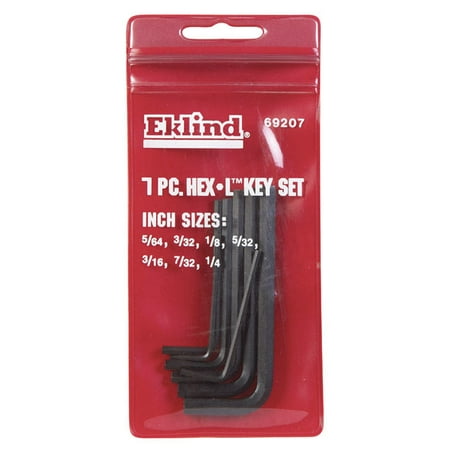 

2PC Eklind Eklind 69207 Sae Fractional Hexl Key Set 7 Piece