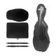 thumbnail image 4 of Estuche de viaje para violín 4/4, bolsa de transporte, estuche rígido profesional para violín, con correas para accesorios de instrumentos musicales negro Hugo Estuche de violin, 4 of 10