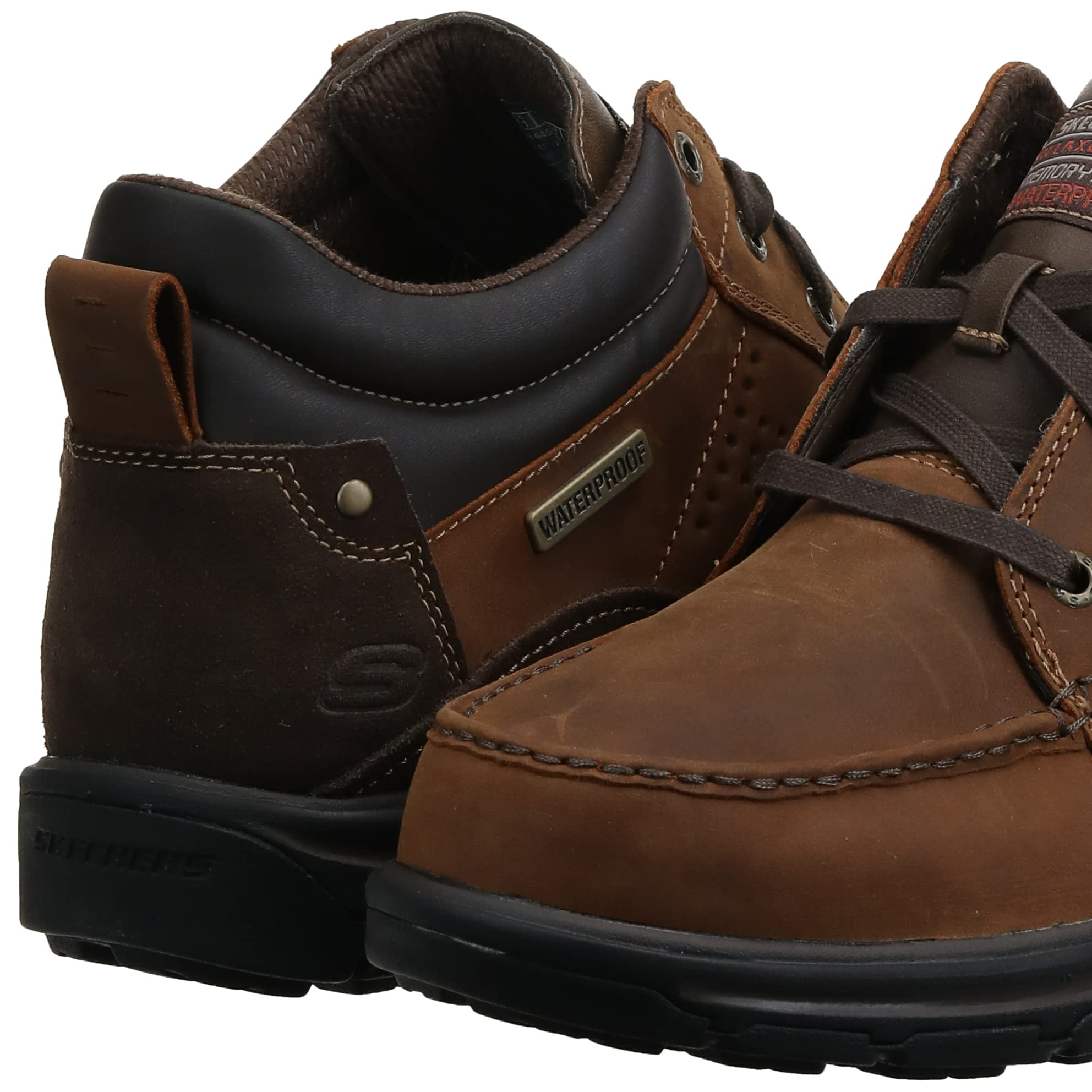 Skechers Men's Segment Melego Leather Chukka Waterproof Boot