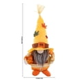 thumbnail image 3 of Rustic Thanksgiving Faceless Gnome Resin Statue, Vintage Autumn Harvest Tabletop Figurine, Decorative Fall Home Decor for Desktop, Mantel & Shelf Display, Lazyguy, 3 of 6