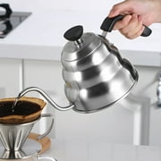 kiskick Coffee Drip Kettle - Food Grade Rust-proof Stainless Steel - Precision Drip Spout Coffee Kettle - Home Coffee Brewer