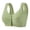 18# (Green), variant on Front Closure Bras for Older Women No Underwire Comfortable Full Coverage Bra Wireless Wirefree Everyday Bras (Purple)