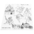 thumbnail image 3 of Caucho, Patrón De Navidad Rectangular Transparente Hecho A Mano, Reutilizable Para La Fabricación De Tarjetas Decoración Álbum De Fotos Álbum De Recortes Manualidades ANGGREK DIY Stamp, 3 of 8