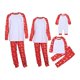 thumbnail image 3 of Camiseta y pantalones de manga larga en blanco con sublimación, ropa de Navidad, ropa de hogar familiar, conjuntos de pijamas para adultos y niños, 3 of 5