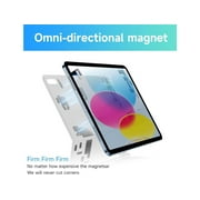 Keyboard Case for iPad 10th Generation, Organic-Silicon PU, Magic Magnetic Stand Keyboard for iPad 10 with Multi-Touch Trackpad, Floating Design, 7 Colors Backlit, Bluetooth