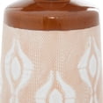 thumbnail image 6 of DecMode 15" Pink Porcelain Vase with Diamond Patterns, 6 of 8