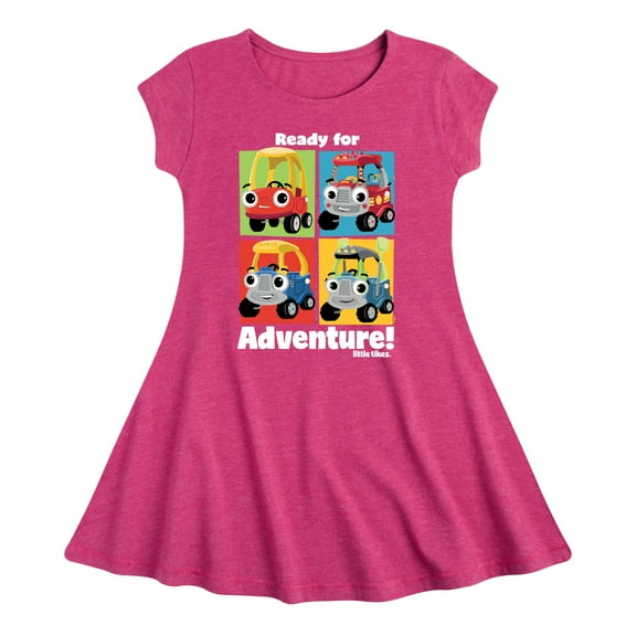 Little Tikes - Ready for Adventure - Toddler & Youth Girls Fit & Flare Dress