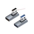 thumbnail image 1 of Adaptador USB 3.0 Extensión USB 3.0 hembra a macho Adaptador de flexión hacia arriba y hacia abajo Adaptador USB macho a hembra de flexión media, 1 of 6