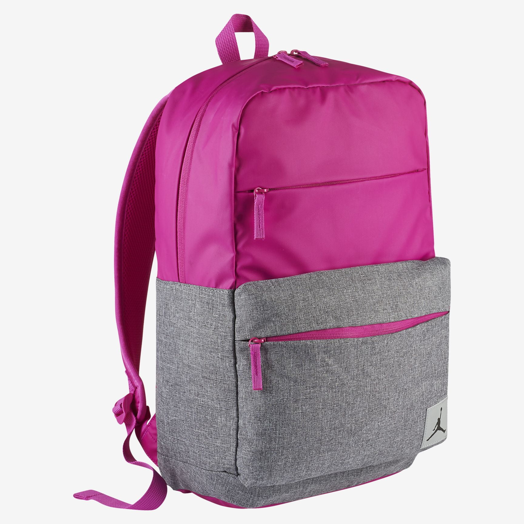 Nike Jordan Pivot Colorblocked Classic School Backpack, Fuschia Blast
