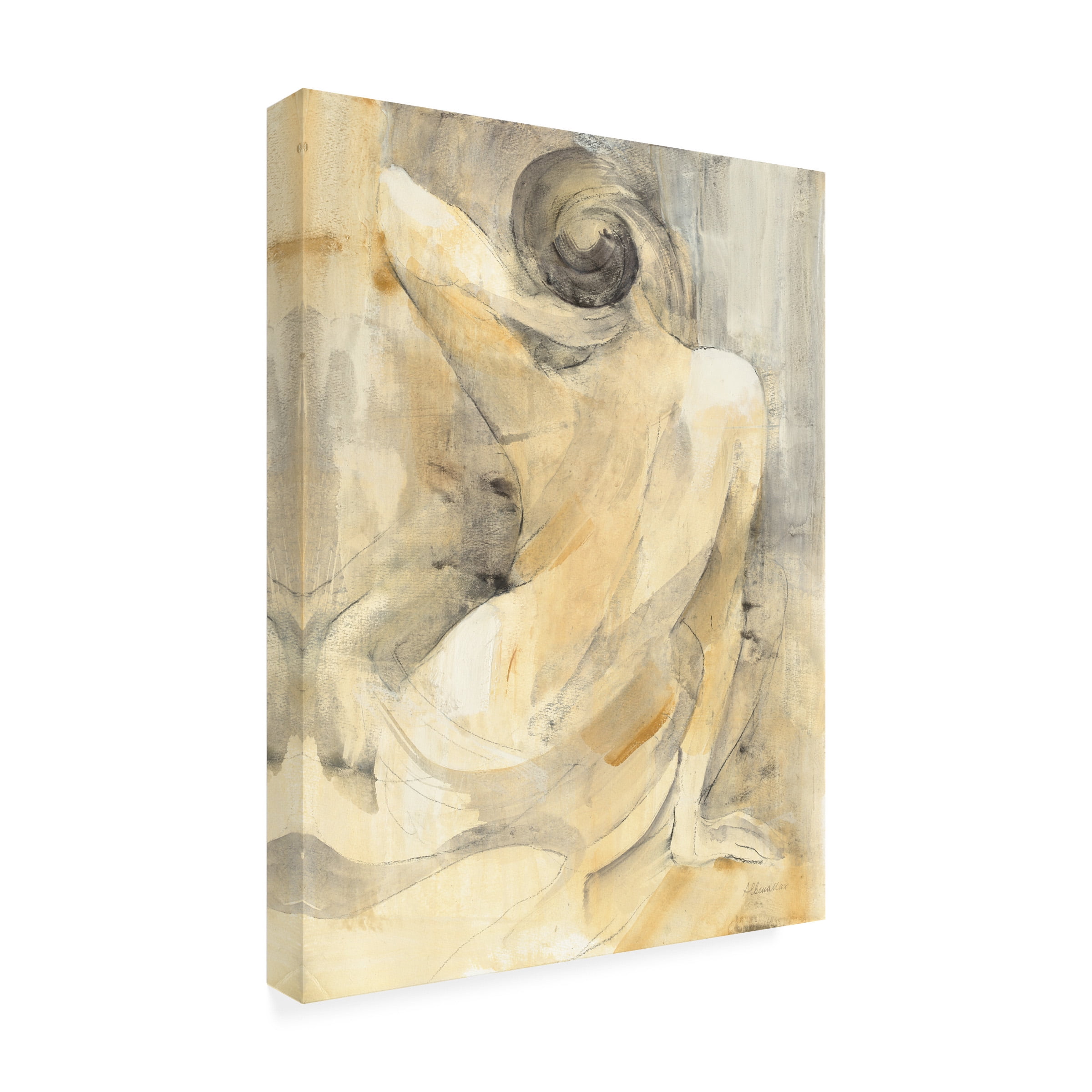 Trademark Fine Art 'Boudoir Beige II' Canvas Art by Albena Hristova