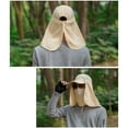 thumbnail image 3 of SPRING PARK Sun Cap Fishing Hats with Face Mask Baseball Caps UV Visor Caps Windproof Flap Cover, 3 of 7