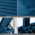 thumbnail image 5 of Hearth and Harbor Set of 2 Chaise Outdoor Lounge Chairs for Pool Chairs or Patio Furniture, Blue, 5 of 7