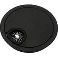 thumbnail image 2 of Desk Wire Hole Cover Computer Tidy Grommet Table Cable Outlet Port Surface Line Box Table Cable Hardware60mmMatte Black, 2 of 5