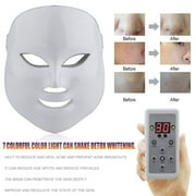 Pro 7 Color LED Face Mask | Photon Red Light Therapy For Healthy Skin Rejuvenation | Collagen, Anti Aging, Wrinkles, Scarring | Korean Skin Care, Facial Skin Care Mask