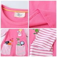 thumbnail image 6 of Zwiiyzr Toddler Girls Winter Dress Casual Long Sleeve Crew Neck Cartoon Printed Cotton Warm Christmas Tunic Dress Pink, 6 of 7