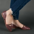 thumbnail image 7 of Brinley Co. Womens Textured Design Pointed Toe Flat, 7 of 7