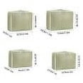 thumbnail image 1 of weibbin Extra Large Storage Bags, Folding Moving Comforter Blanket Storage Bags Closet Organizers and Storage Containers for Clothes with Strong Handles&Zippers Clear Window for Bedding Pillow, 1 of 7