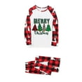 thumbnail image 3 of Odeerbi Matching Family Christmas Pajamas Sets Parent-Child Xmas Jammies Set Printed Warm Home Wear Two-piece Set Loungewear Sleepwear for Mom, 3 of 6