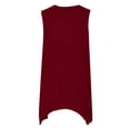 thumbnail image 4 of Blmnix Shift Ladies Dresses Tank Dress Plus Size Dresses Dress Red Midi Dresses Crew Neck Sleeveless Antimicrobial Protection Womens Summer Dresses,XXXXXL, 4 of 7