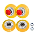 thumbnail image 2 of S SERENABLE 4 Pcs Roues de Voiture pour Enfants Protègent Votre Sol Pièce de Rechange Universelle Jaune, 2 of 9