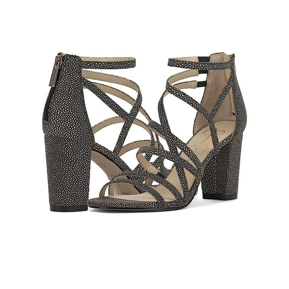 Jessica Simpson Stassey (Black/White) Women's Shoes 7M