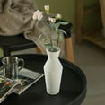 thumbnail image 6 of Decorative Ceramic Round Sharp Concaved Top Vase Centerpiece Table Vase, 6 of 8