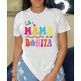 thumbnail image 3 of Camiseta de manga corta y cuello redondo para mujer con estampado de La Mama Mas Bonita para uso casual en primavera y verano Color Blanco Talla Chica Marca Emil SaEs, 3 of 4