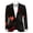 Black%GC100, variant on Valentines Suit Jacket for Men Casual Suit Jacket for Men Fashion Graphic One Button Elegant Slim Fit Dress Jacket for Performance,Prom,Wedding