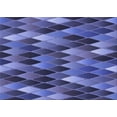 thumbnail image 1 of Ahgly Company Indoor Rectangle Patterned Light Slate Blue Area Rugs, 4' x 6', 1 of 6