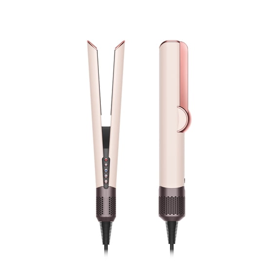 Restored Dyson Airstrait Straightener Ceramic Pink/Rose Gold for All Hair Types 1.6 Inch Plate Width