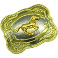 thumbnail image 3 of Moranse Religion Cross Cowboy Kneeling Prayer And Horse Design Belt Buckles, 3 of 6